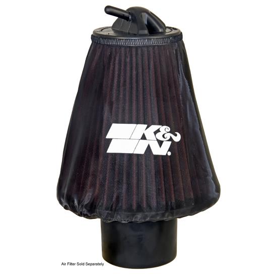K&N E-2435DK DryCharger Air Filter Wrap, 1in Tall, Black