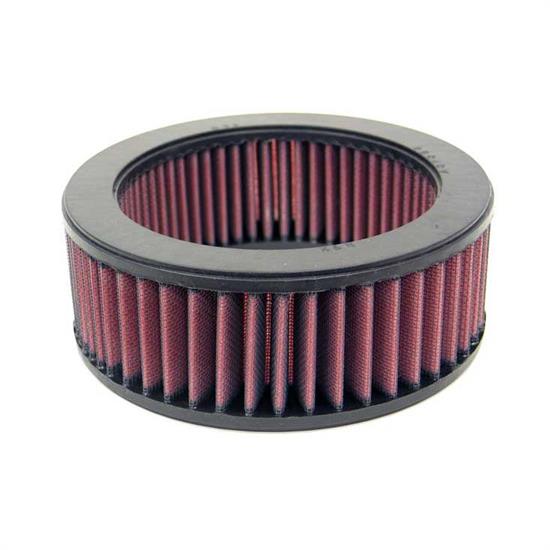 K&N E-2500 Lifetime Performance Air Filter, 2.563in Tall, Round
