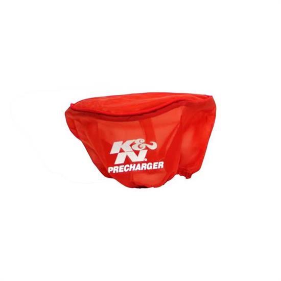 K&N E-2510PR PreCharger Air Filter Wrap, 4in Tall, Red
