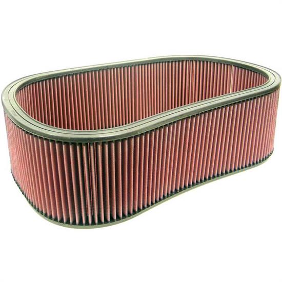 K&N E-3001 Lifetime Performance Air Filter, 6in Tall, Oval
