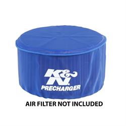 K&N E-3190PL PreCharger Air Filter Wrap, 3.25in Tall, Blue