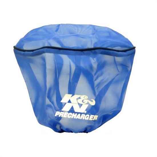 K&N E-3491PL PreCharger Air Filter Wrap, 6in Tall, Blue
