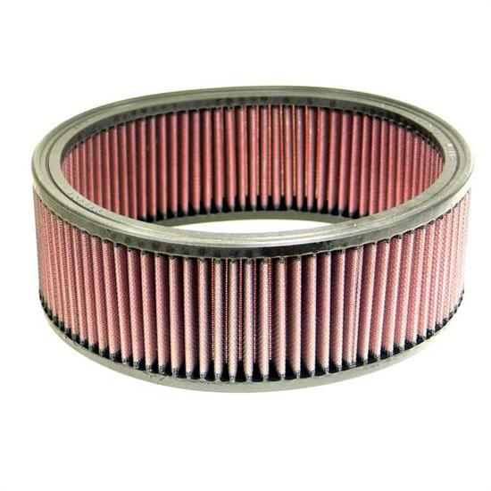 K&N E-3630 Lifetime Performance Air Filter, 3.5in Tall, Round