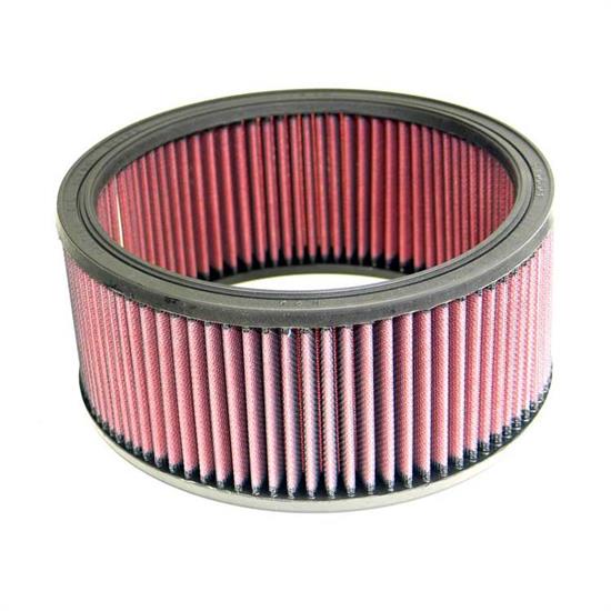 K&N E-3640 Lifetime Performance Air Filter, 4in Tall, Round