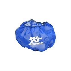 K&N E-3650PL PreCharger Air Filter Wrap, 5in Tall, Blue