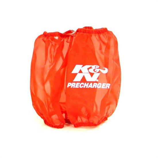 K&N E-3650PR PreCharger Air Filter Wrap, 5in Tall, Red