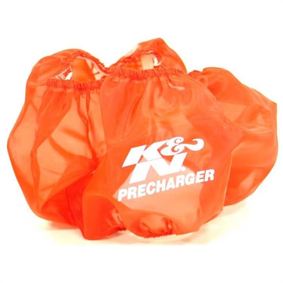 K&N E-3680PR PreCharger Air Filter Wrap, 5in Tall, Red