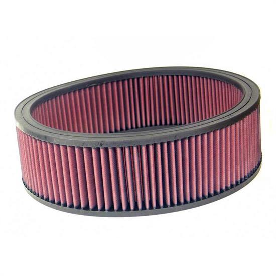 K&N E-3699 Lifetime Performance Air Filter, 4in Tall, Round