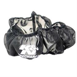 K&N E-3740PK PreCharger Air Filter Wrap, 2.25in Tall, Black