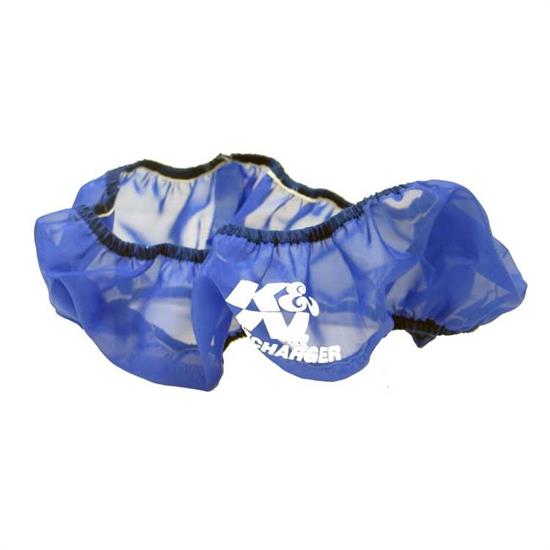 K&N E-3740PL PreCharger Air Filter Wrap, 2.25in Tall, Blue
