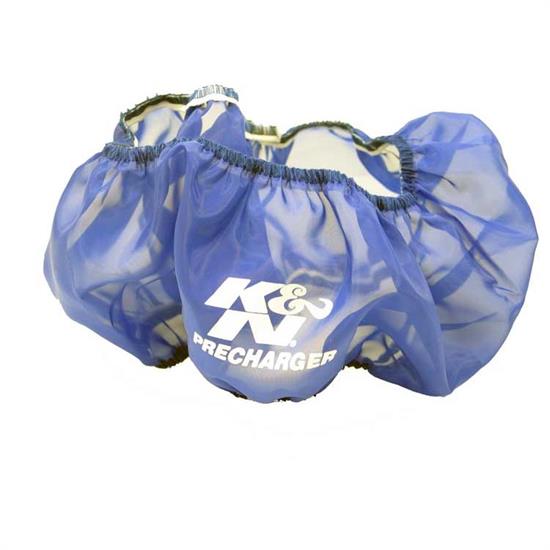 K&N E-3750PL PreCharger Air Filter Wrap, 4in Tall, Blue