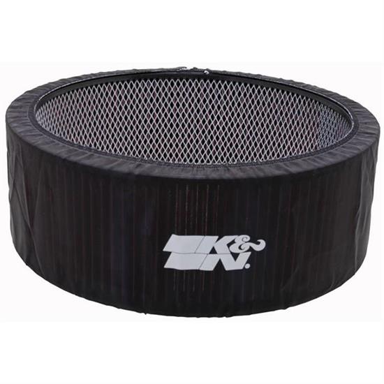 K&N E-3760PK PreCharger Air Filter Wrap, 5in Tall, Black