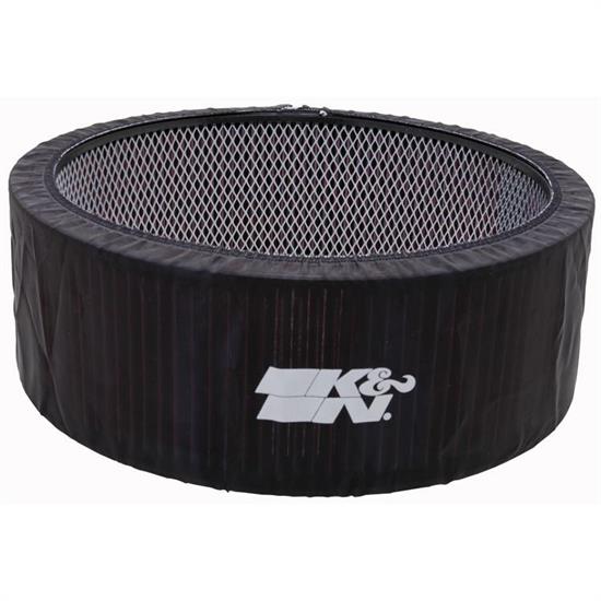 K&N E-3760PK PreCharger Air Filter Wrap, 5in Tall, Black