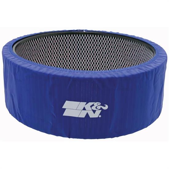 K&N E-3760PL PreCharger Air Filter Wrap, 5in Tall, Blue