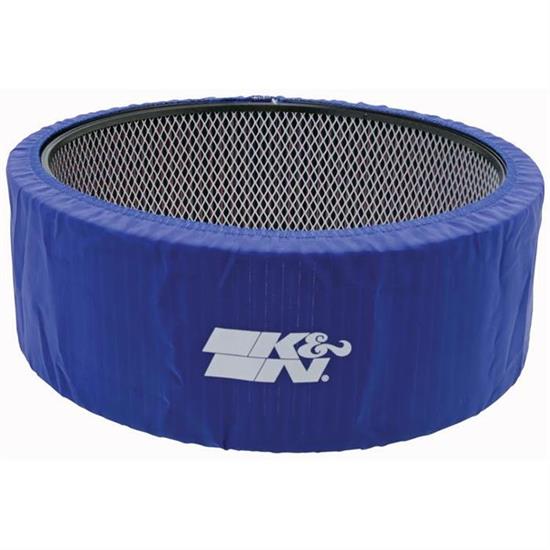 K&N E-3760PL PreCharger Air Filter Wrap, 5in Tall, Blue