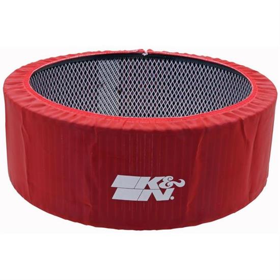 K&N E-3760PR PreCharger Air Filter Wrap, 5in Tall, Red