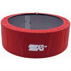 K&N E-3760PR PreCharger Air Filter Wrap, 5in Tall, Red