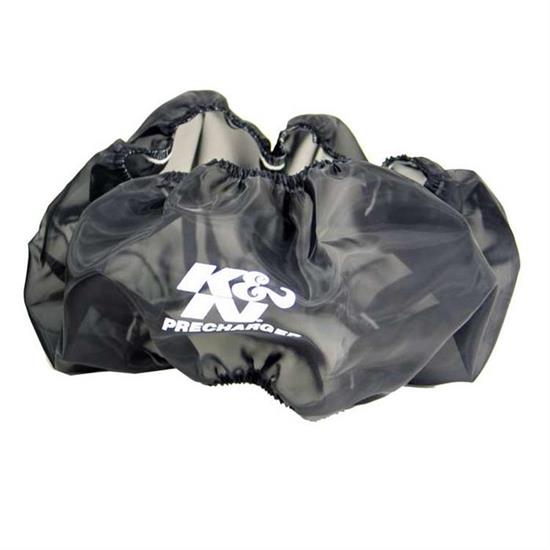 K&N E-3770PK PreCharger Air Filter Wrap, 6in Tall, Black