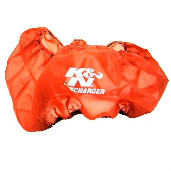 K&N E-3770PR PreCharger Air Filter Wrap, 6in Tall, Red