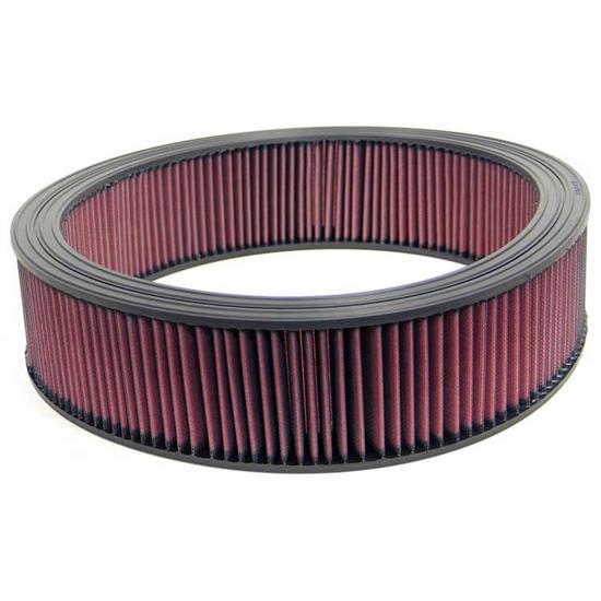 K&N E-3800 Lifetime Performance Air Filter, 4in Tall, Round