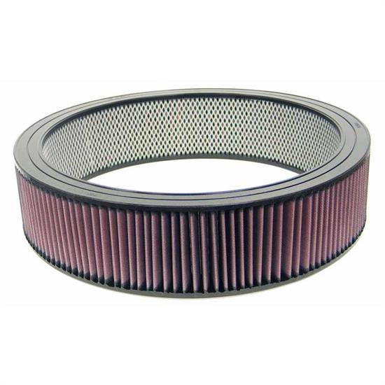 K&N E-3814 Lifetime Performance Air Filter, 4in Tall, Round