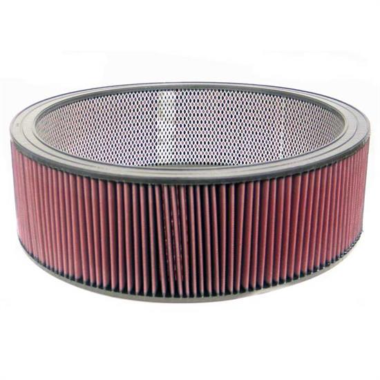 K&N E-3825 Lifetime Performance Air Filter, 6in Tall, Round