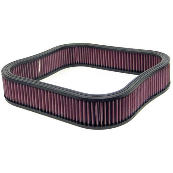 K&N E-3836 Lifetime Performance Air Filter, 3in Tall, Parallelogram