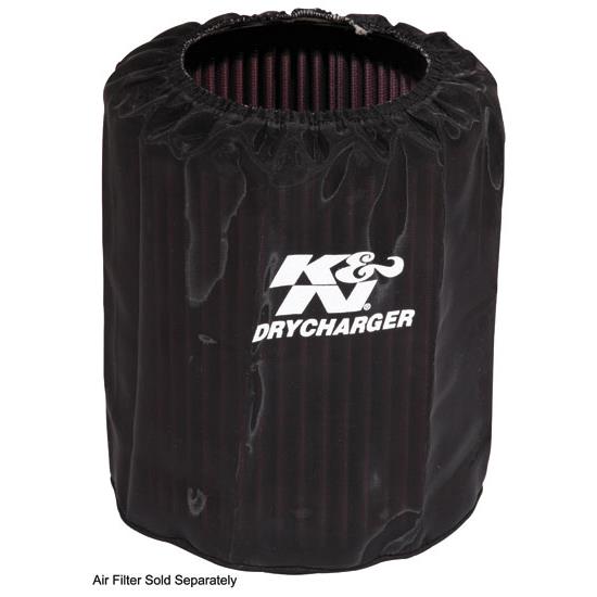 K&N E-4710DK PreCharger Air Filter Wrap, 7.563in Tall, Black