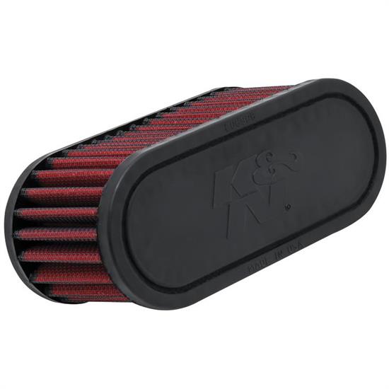 K&N E-4965 Powersports Air Filter, 3in Tall, Oval Tapered