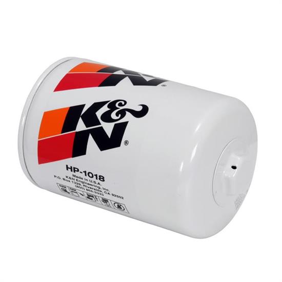 K&N HP-1018 Performance Gold Oil Filter, 1-1/8 Inch - 16 Thread