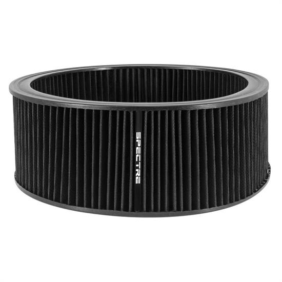 Spectre HPR0139K Performance hpR Air Filter, Black, 5in Tall, Round