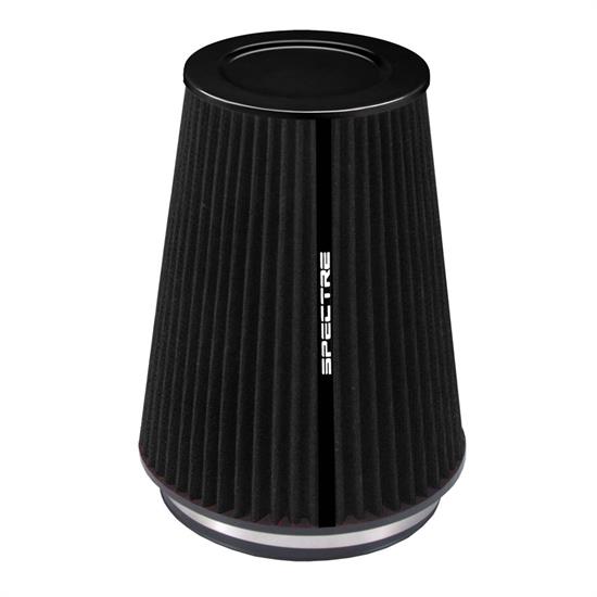 Spectre HPR0881K Conical Filter, Black, 10.25in Tall, Round Tapered