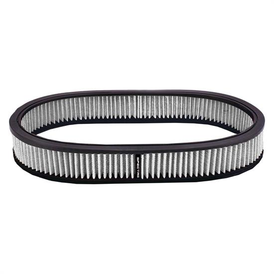 Spectre HPR4810W Performance hpR Air Filter, White, 2in Tall, Oval