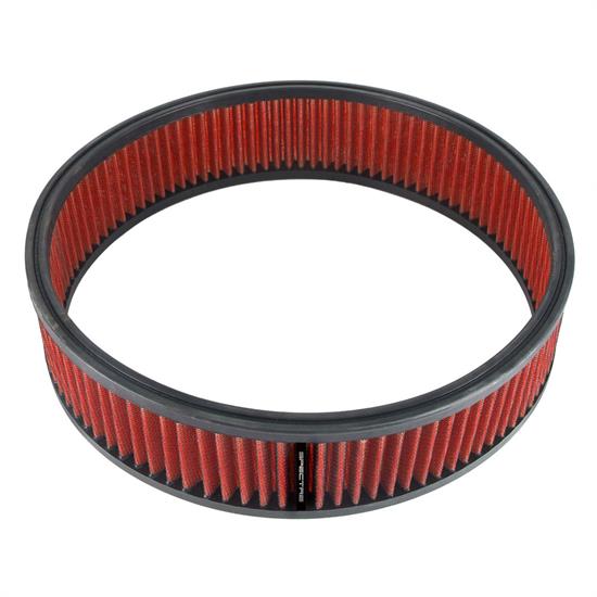 Spectre HPR8699 Performance hpR Air Filter, Red, 3in Tall, Round