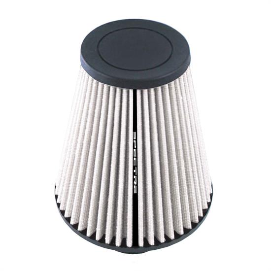 Spectre HPR9609W hpR Air Filter, White, 8in Tall, Tapered Conical