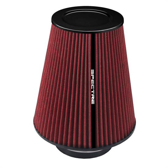 Spectre HPR9612 hpR Air Filter, Red, 10.25in Tall, Tapered Conical