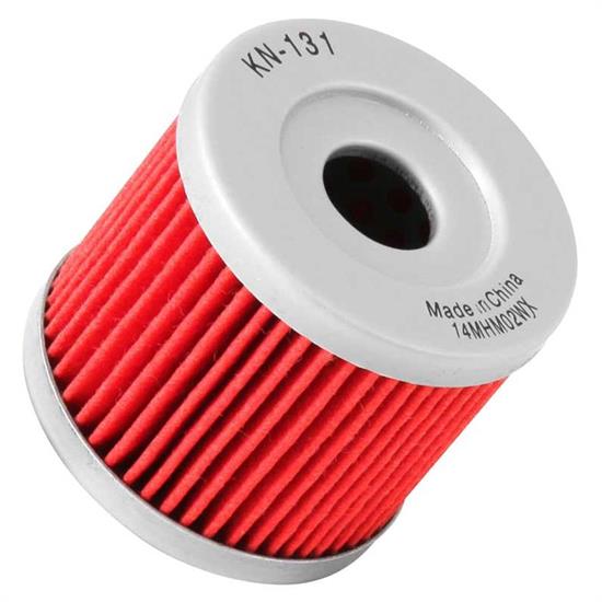 K&N KN-131 Powersports Oil Filter, Hyosung 125-250, Suzuki 90-9.9HP