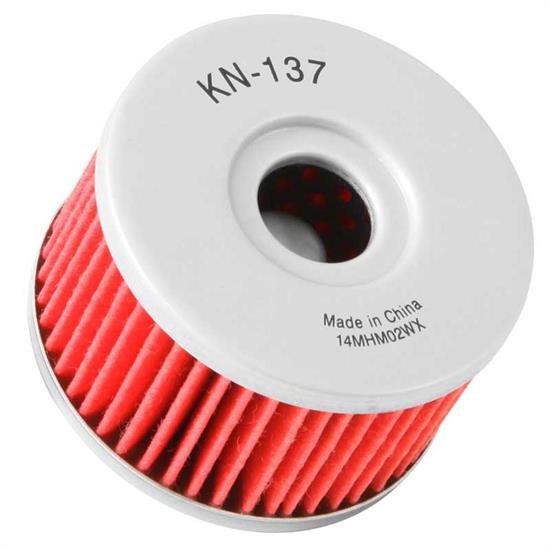 K&N KN-137 Powersports Oil Filter, Suzuki 500-800