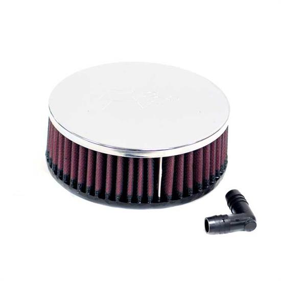 K&N RA-062V Performance Air Filters, 2in Tall, Round