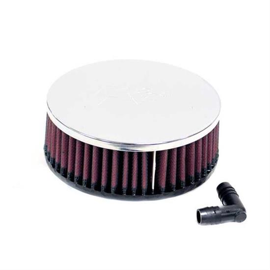 K&N RA-062V Performance Air Filters, 2in Tall, Round