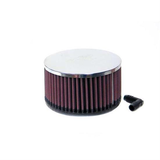 K&N RA-063V Performance Air Filters, 3in Tall, Round
