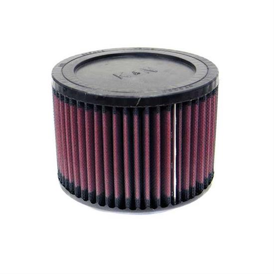 K&N RA-0640 Performance Air Filters, 4in Tall, Round