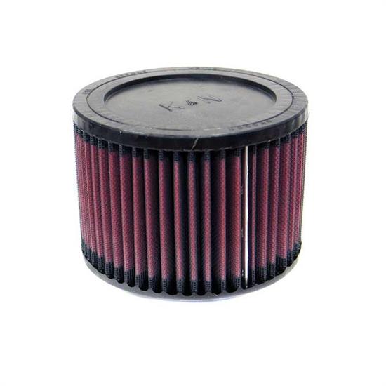 K&N RA-0640 Performance Air Filters, 4in Tall, Round