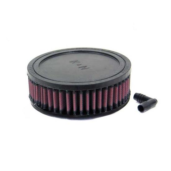 K&N RA-0660 Performance Air Filters, 2in Tall, Round