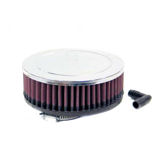 K&N RA-066V Performance Air Filters, 2in Tall, Round