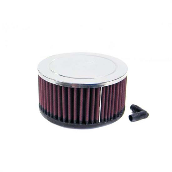 K&N RA-067V Performance Air Filters, 3in Tall, Round