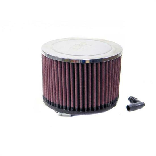 K&N RA-068V Performance Air Filters, 4in Tall, Round