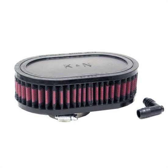 K&N RA-0710 Performance Air Filters, 2in Tall, Oval