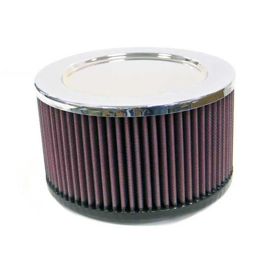 K&N RA-095V Performance Air Filters, 3in Tall, Round