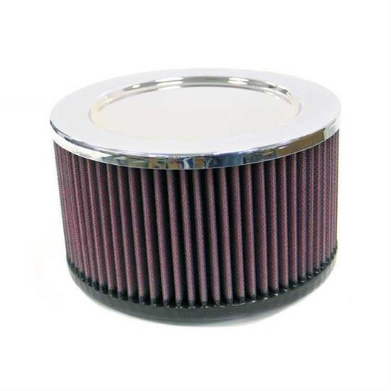K&N RA-095V Performance Air Filters, 3in Tall, Round